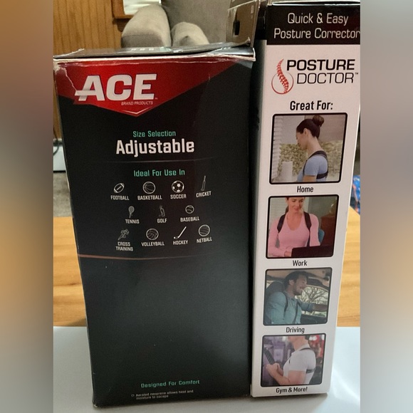 Ace back stab., Seen on TV posture &TheraCare heating pad triple bundle set . - Picture 6 of 7